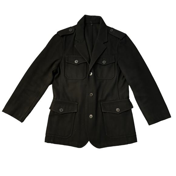 Michael Kors black down pea coat size S - Picture 1 of 10